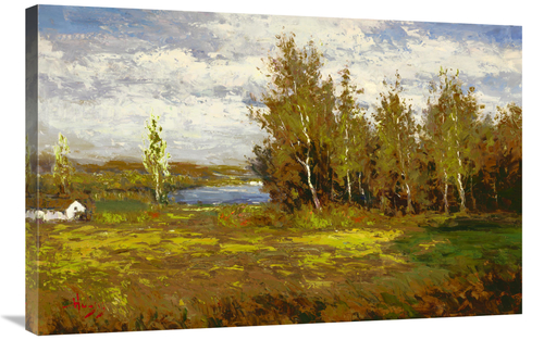 Global Gallery GCS-132549-2436-142 24 x 36 in. As the Sun Rises Art Pr