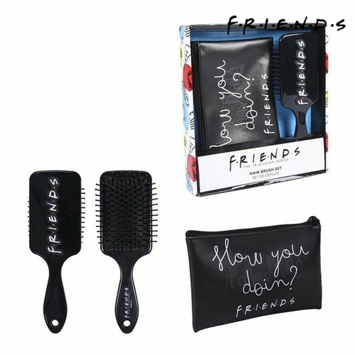 Gift Set Friends 2500001830 Black Toilet Bag Hairstyle (2 pcs)