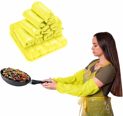 Disposable Oversleeves Protector 18". Waterproof Protective PE 1 mil