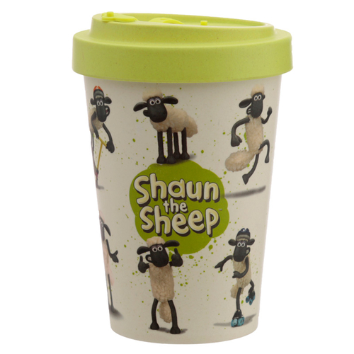 Bamboo Composite Shaun the Sheep Screw Top Travel Mug