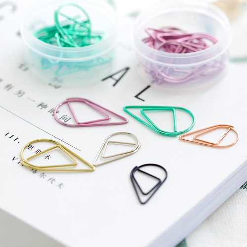 Water Drop Paper Clips