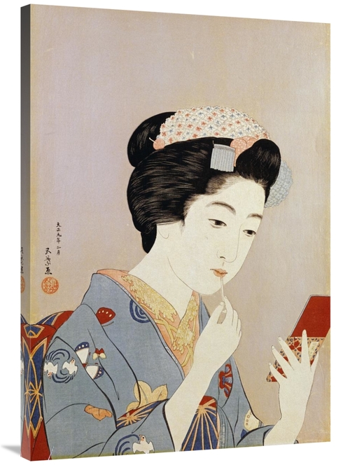 Global Gallery GCS-266423-40-142 40 in. A Maiko Applying Rouge to Her 