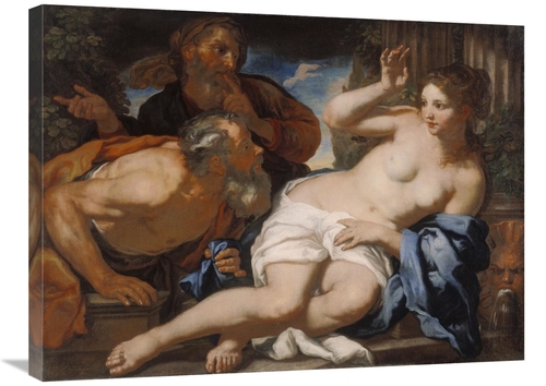 Global Gallery GCS-456147-2432-142 24 x 32 in. Susannah & the Elders A