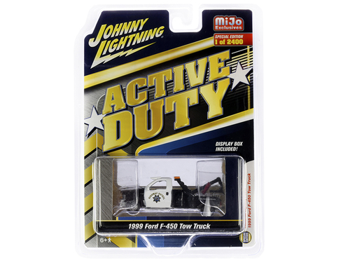 1999 Ford F-450 Police Tow Truck Black and White \CHP\" (California