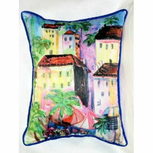 Betsy Drake ZP556 Fun City I Throw Pillow- 20 x 24 in.