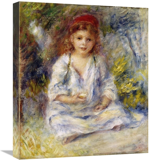 Global Gallery GCS-267129-22-142 22 in. Little Algerian Girl Art Print