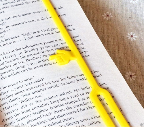 Silicone Finger Pointing Bookmarks