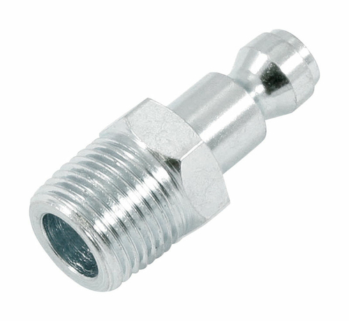 Forney Industries 1900117 Steel Air Plug, 0.38 in. Male NPT x 0.25