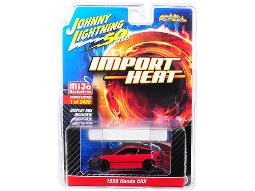 1990 Honda CRX Red with Black Hood and Top \Street Freaks\" \"Johnny