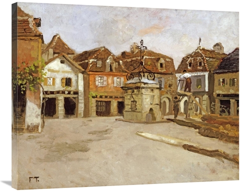 Global Gallery GCS-268577-36-142 36 in. A Town Square Art Print - Frit