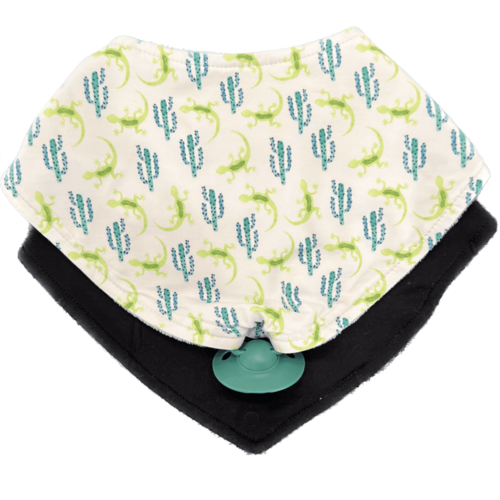 I'll Never Desert You - Doodalou Bamboo Bandana Baby Bib Combo