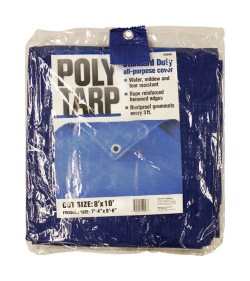 Projex KSA810 Polyethylene Tarp  Blue - 8 x 10 ft.