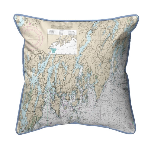 Betsy Drake SN13288SPLB Southport - Pemaquid, ME Nautical Map - Li