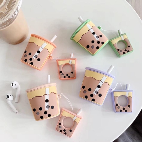 3D Boba Milk AirPods Case 