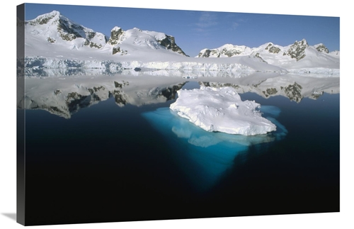 Global Gallery GCS-451225-2436-142 24 x 36 in. Iceberg & Mountains&#44