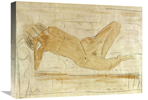Global Gallery GCS-266923-22-142 22 in. Reclining Female Nude Art Prin