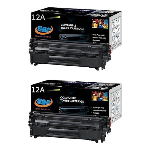 12A Black High Yield Laser Toner Cartridge | Works with Laserjet