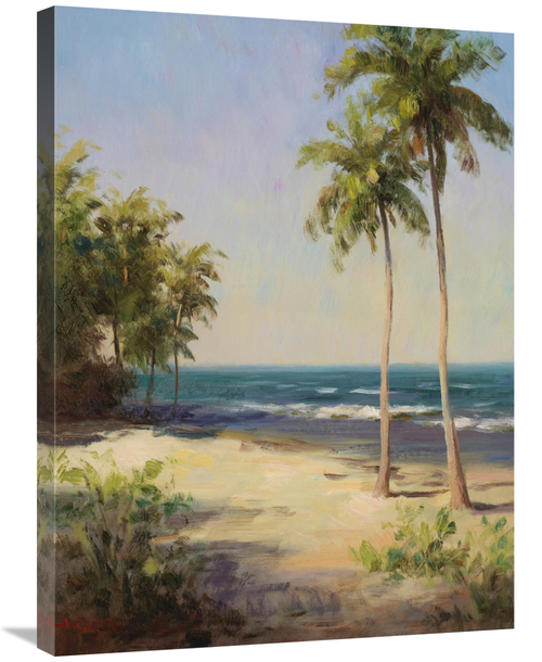 Global Gallery GCS-132588-2432-142 24 x 32 in. Palms on the Beach II A