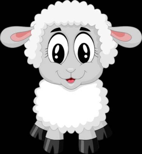 3 Inch Cloth Patch Kids Baby Lamb