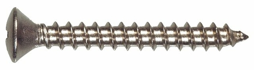 Hillman 823626 4 x 1 in. Phillips Oval Head Sheet Metal Screw  Stainle