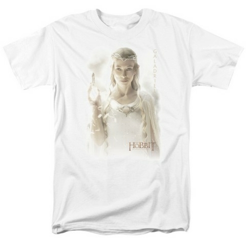 Trevco Hobbit-Galadriel Short Sleeve Adult 18-1 Tee- White - 2X