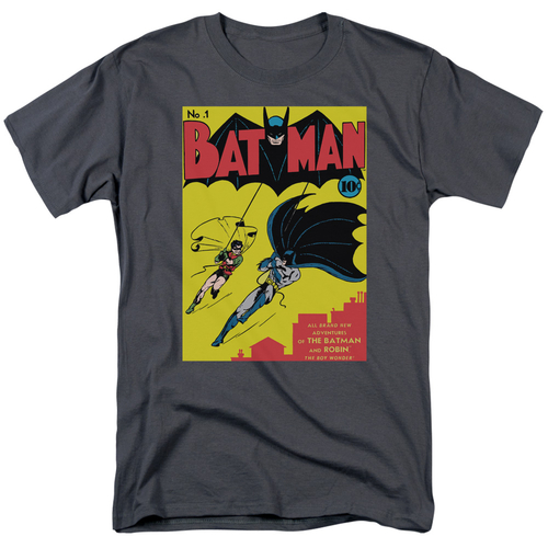 Trevco BM2706B-AT-6 Batman First-S by S Adult Short Sleeve Shirt, 