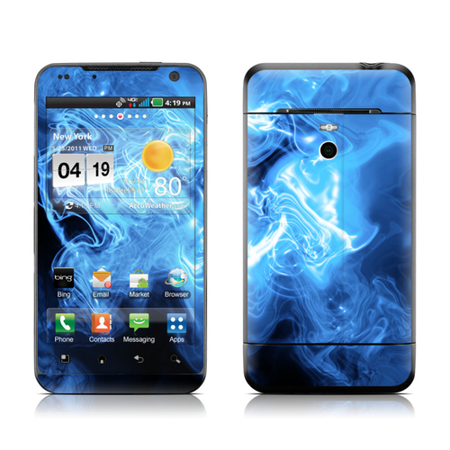DecalGirl LREV-QWAVES-BLU LG Revolution Skin - Blue Quantum Waves