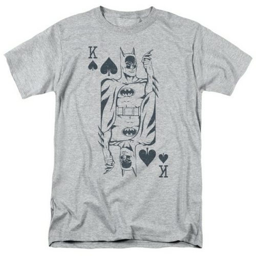 Dc-Bat Card - Short Sleeve Adult 18-1 Tee - Athletic Heather, 4X