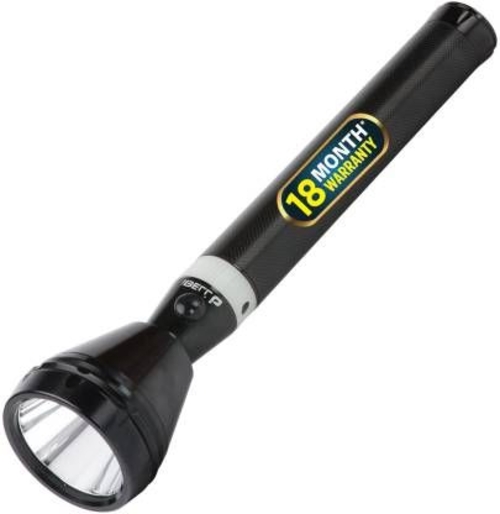Rechargeable Torch Flashlight, Ultra Long Beam Range BLACK