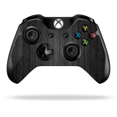 MightySkins MIXBONCO-Black Wood Skin Decal Wrap for Microsoft Xbox One