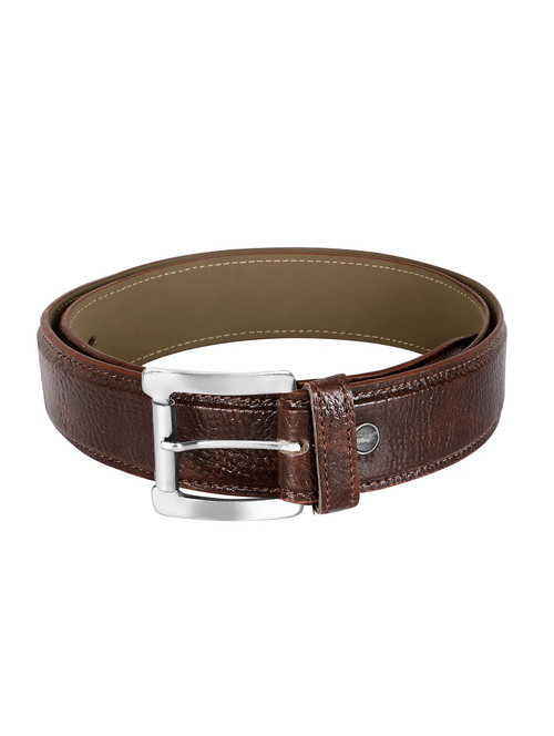 Brown Leatherette Design Belt