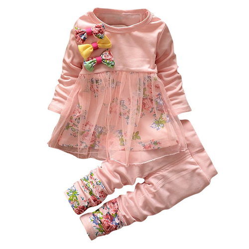 Fashion Toddler Kids Baby Girls Floral Clothes