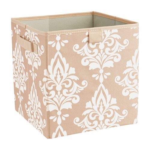 Closetmaid RP 16087 2-Handle Storage Bin  French Vanilla Print