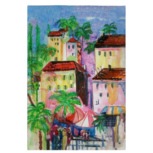 Betsy Drake GT557 Fun City II Guest Towel - 20 x 20 in.