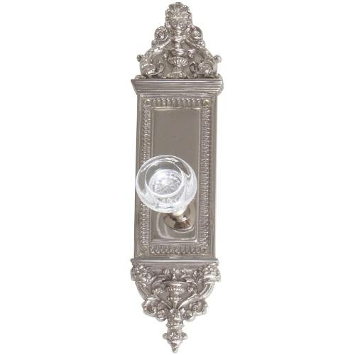 Brass Accents D04-K522D-EMP-486 Interior Door Plate Double Dummy Set -