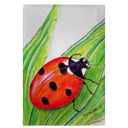 Betsy Drake GT457 Ladybug Guest Towel - 20 x 20 in.