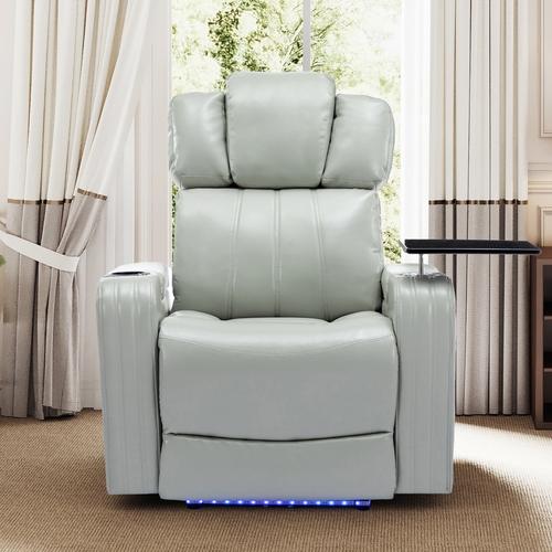 PU Leather Power Recliner Individual Seat Home Theater Recliner with