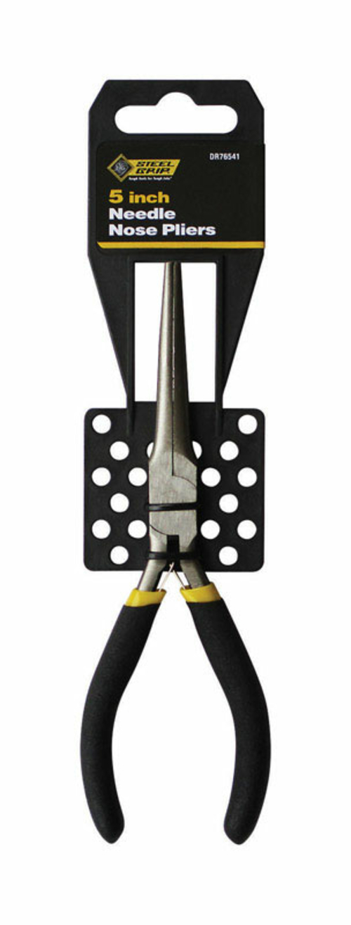 Steel Grip 2796274 5 in. Carbon Steel Multicolored Needle Nose Pliers