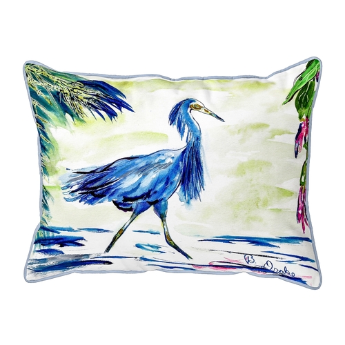 Betsy Drake ZP810 20 x 24 in. Blue Egret Indoor & Outdoor Extra Large 