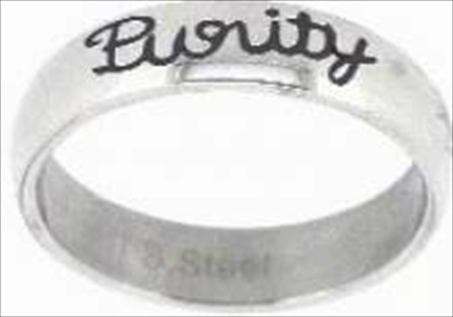 Solid Rock Jewelry 56140 Ring Purity Stainless Style 320 Size 4