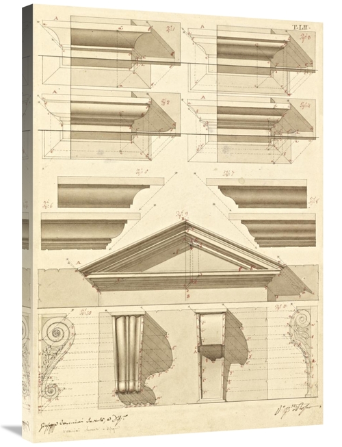 Global Gallery GCS-453931-36-142 36 in. Plate 52 for Elements of Civil