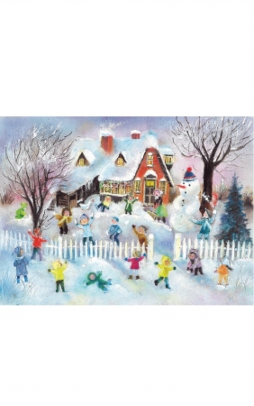 SELL ADV794 Sellmer Advent - Children Playing in Snow