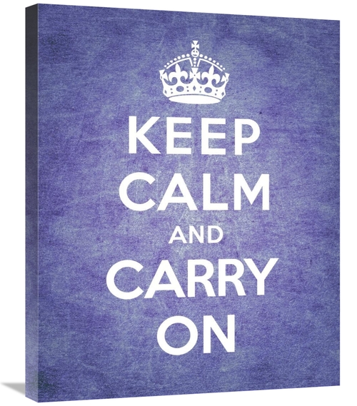 Global Gallery GCS-371959-2228-142 22 x 28 in. Keep Calm & Carry on - 