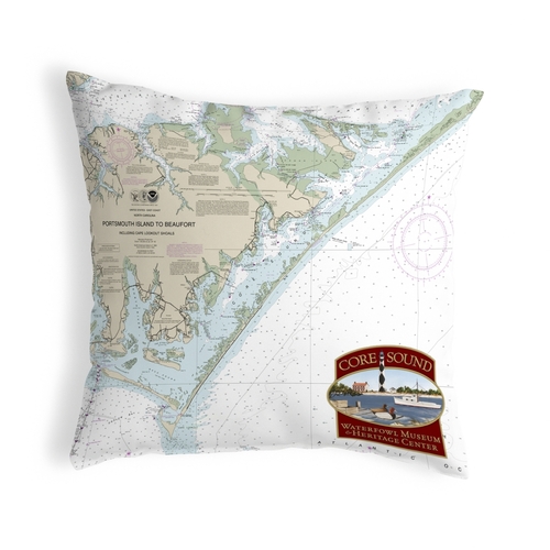 Betsy Drake NC11544CS 18 x 18 in. Portsmouth Island to Beaufort - Core