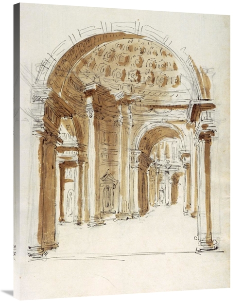 Global Gallery GCS-453975-3040-142 30 x 40 in. Interior Hallway, I