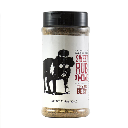 Sweet Swine O Mine 8027963 11.5 oz Lamberts Texas Beef Blend BBQ Rub