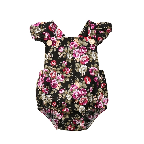 NEW Kids Baby Girls Floral Sleeveless Bodysuit