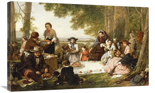 Global Gallery GCS-266957-36-142 36 in. A Picnic Art Print - Henry Nel