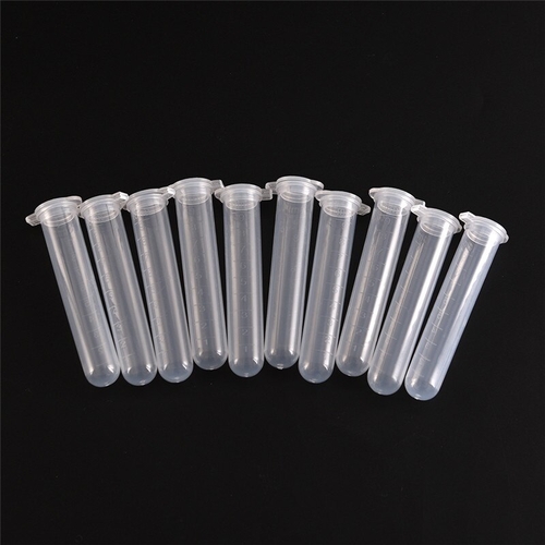 10Pcs/set 10ML Clear Micro Centrifuge Test Tube