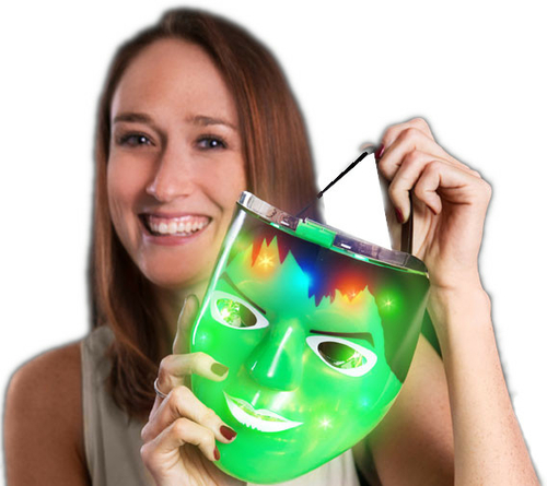 Blinkee CPAIHSGLM Hulking Superhero Green Light Up Mask